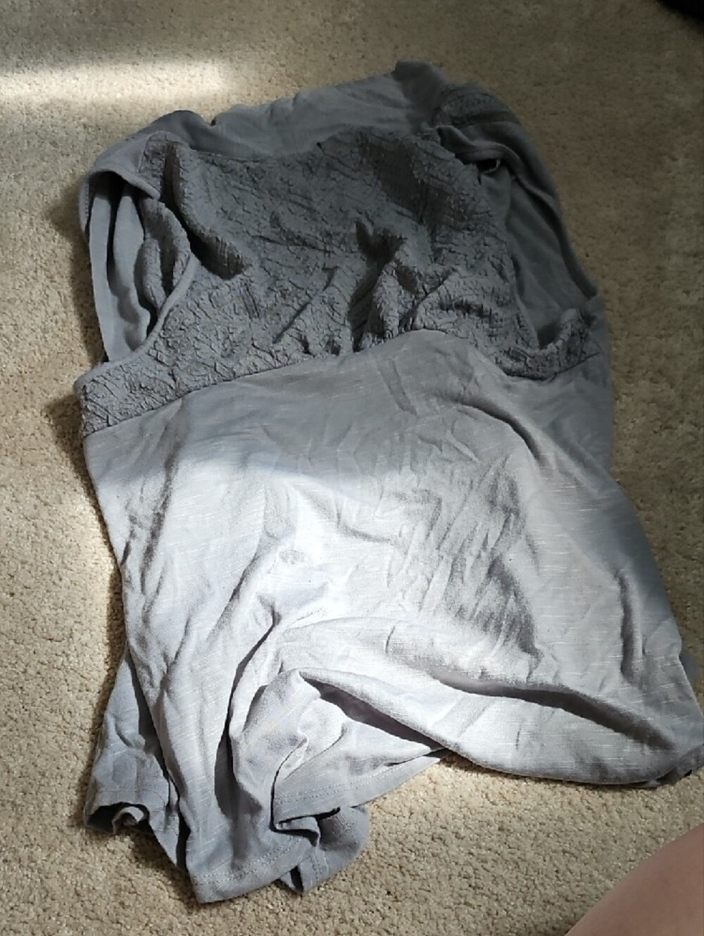 Tempted Light Grey Open-Front Robe Cardi - Picture 2 of 2